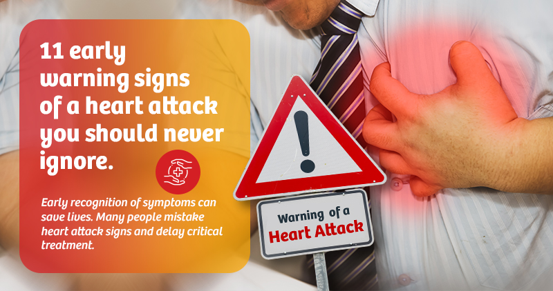 early warning signs of a heart attack you should never ignore