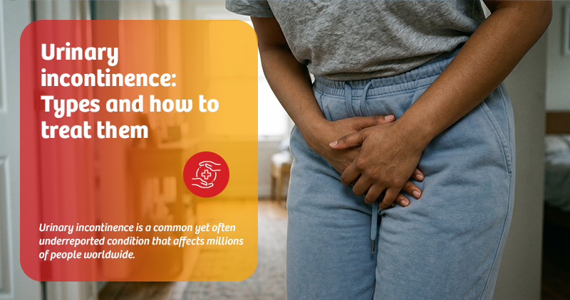 Urinary incontinence:
                                    Types and how to treat them